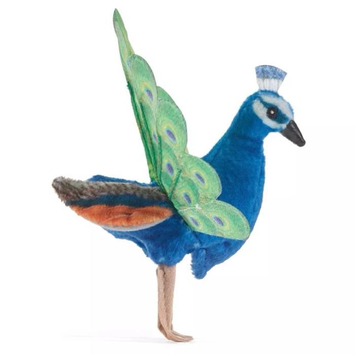 Folkmanis Fingerpuppe Mini Peacock / Mini Pfau 8017